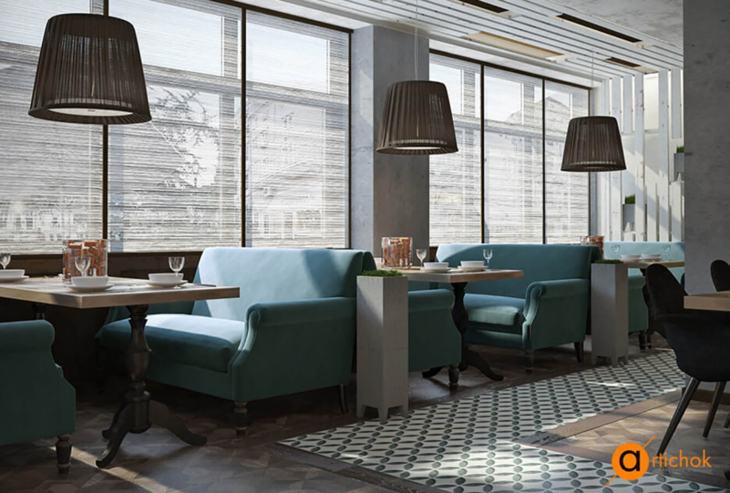 Interior Mint Cafe
