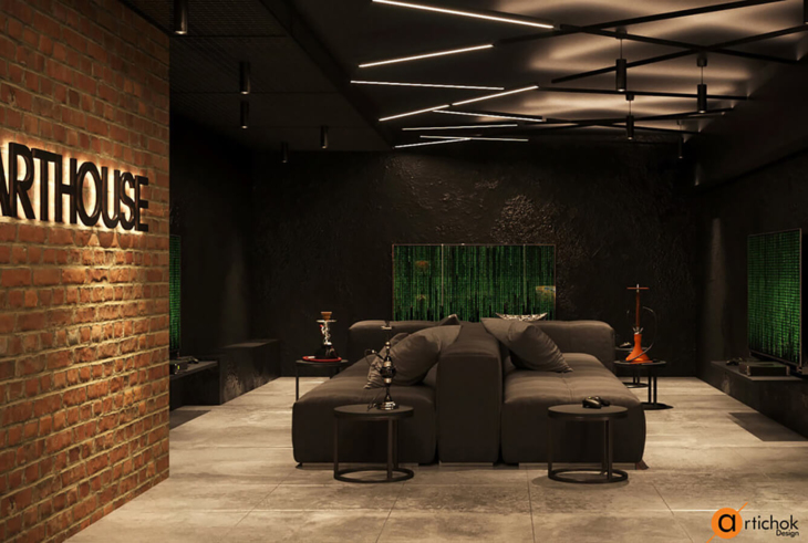 Проект Art urbanism in hookah bar