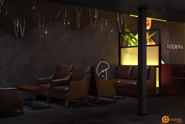 Проект Art urbanism in hookah bar