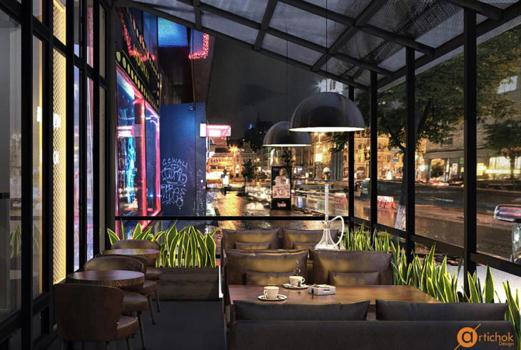 Проект Art urbanism in hookah bar