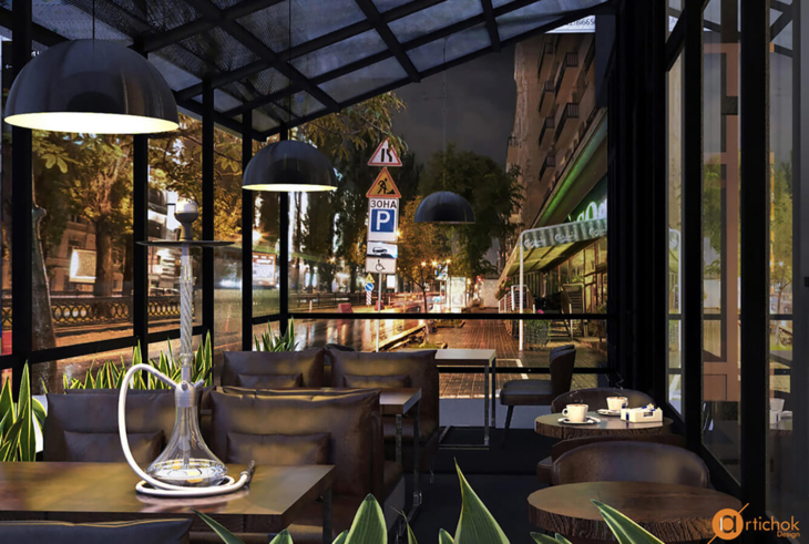 Проект Art urbanism in hookah bar
