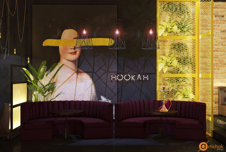 Проект Art urbanism in hookah bar