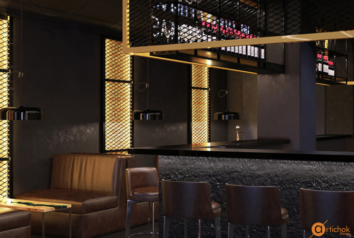 Проект Art urbanism in hookah bar