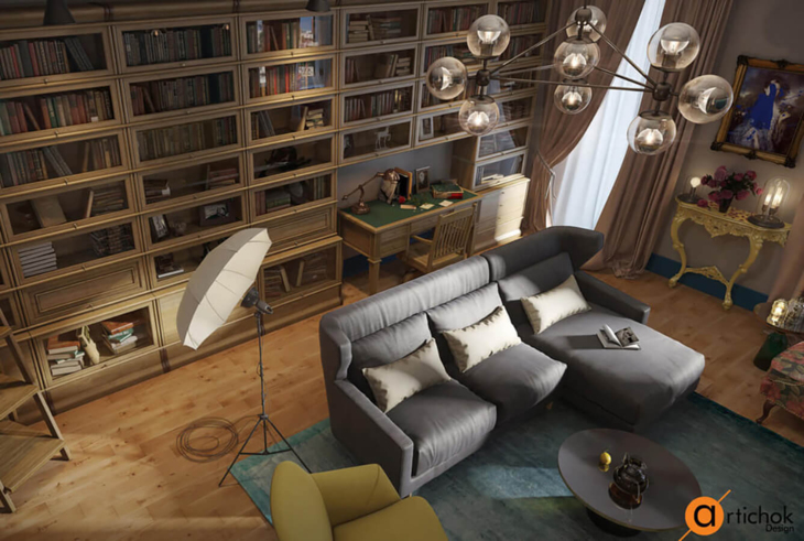 Apartment design. Colorful experiment