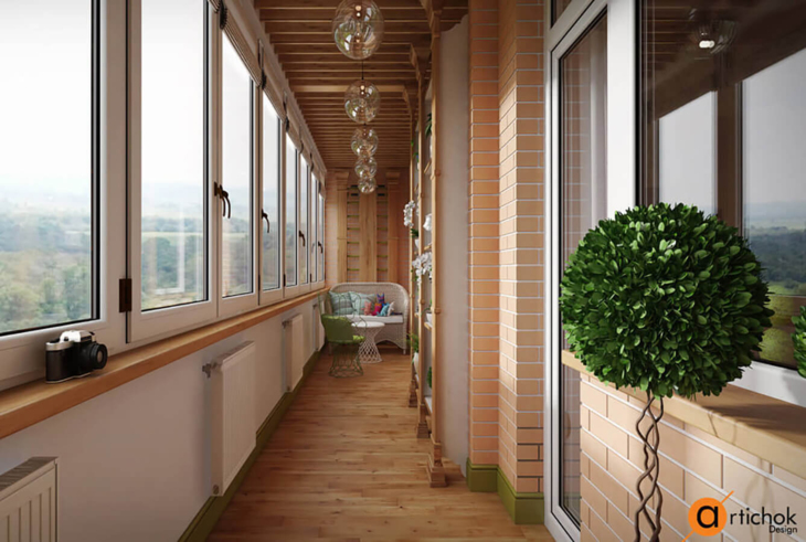 Apartment design. Colorful experiment