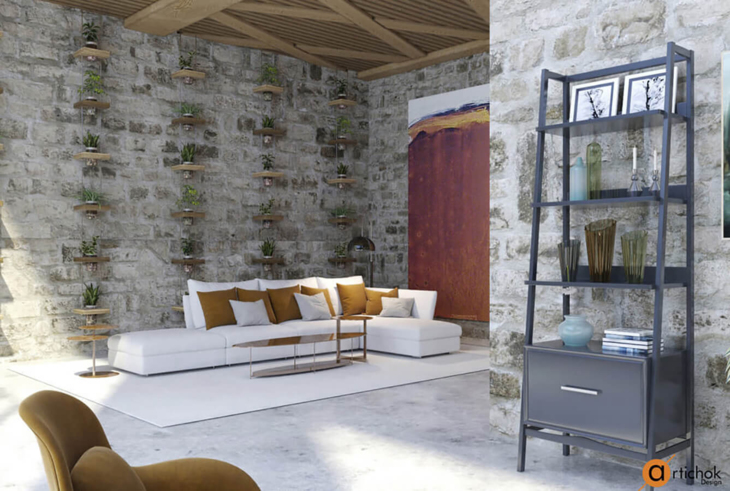 Design idea Unity with nature