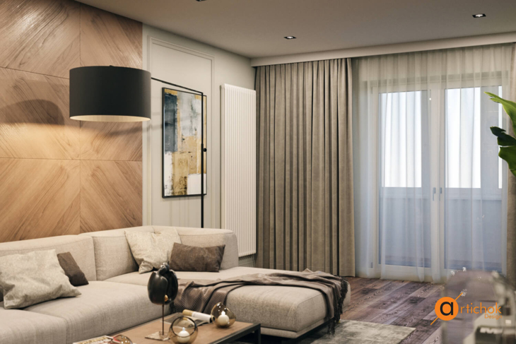 Дизайн квартиры для семьи 👪 2 в 1