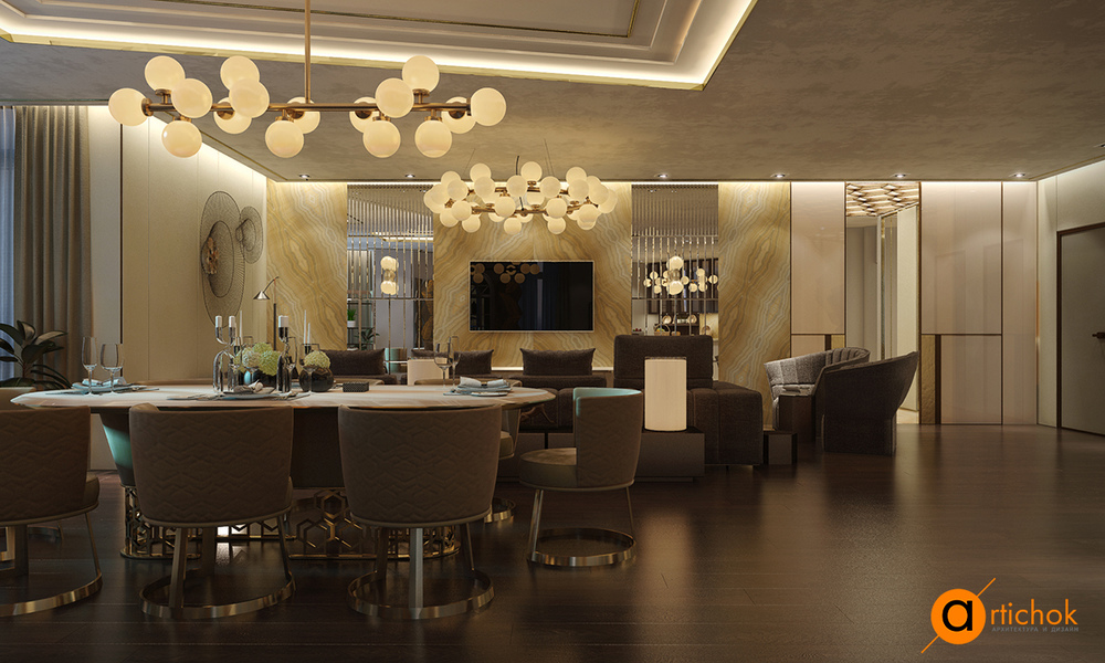 Дизайн-проект в ЖК Бульвар Фонтанів от студії Art-i-Chok