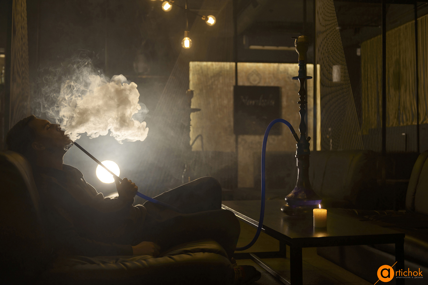 Дизайн інтер'єру smoky-бара від компанії Art-i-Chok